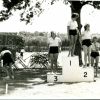 1964. Sports Day. Long jump. 1st J.Duirs 2nd V.Wilkinson 3rd A. Faulkner-Taylor. At board Fay Bentley M.Bunzel