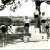 1964. Sports Day. Long jump. 1st J.Duirs 2nd V.Wilkinson 3rd A. Faulkner-Taylor. At board Fay Bentley M.Bunzel