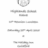 Menu leaflet