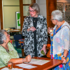 Jackie Walford, Cathie Simpson, Eve Walford